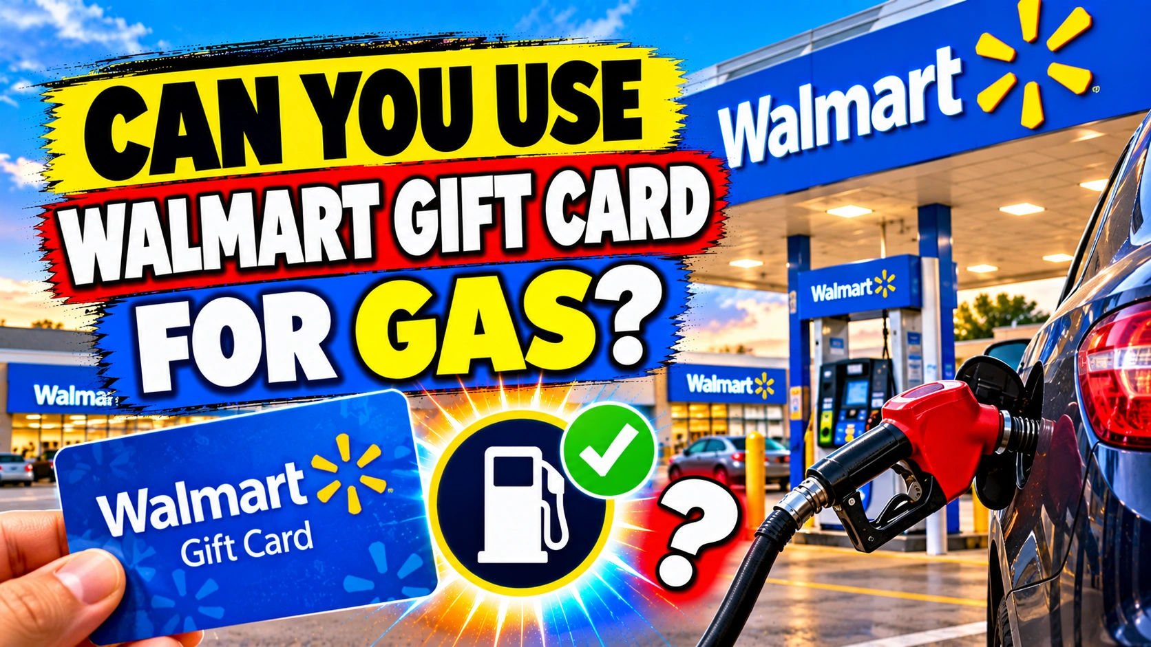 Can You Use Walmart Gift Card for Gas