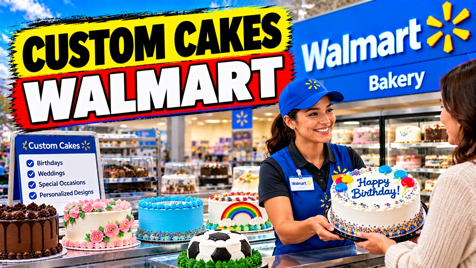 Custom Cakes Walmart