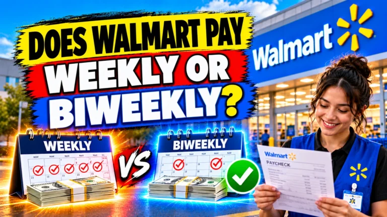 Does Walmart Pay Weekly or Biweekly