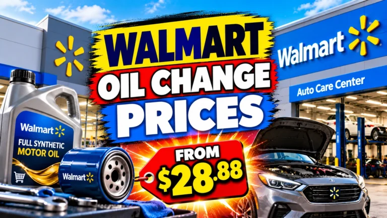Walmart Oil Change Prices