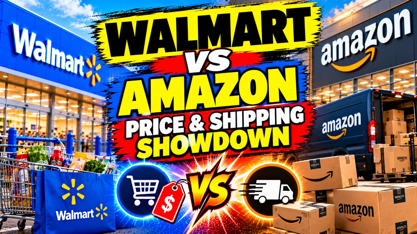 Walmart vs Amazon Price & Shipping Showdown