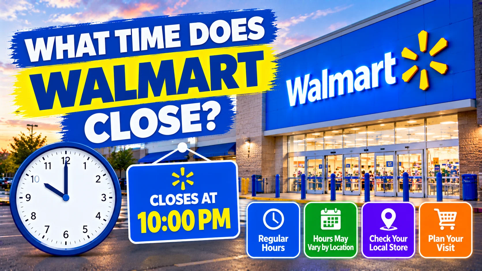 What Time Does Walmart Close